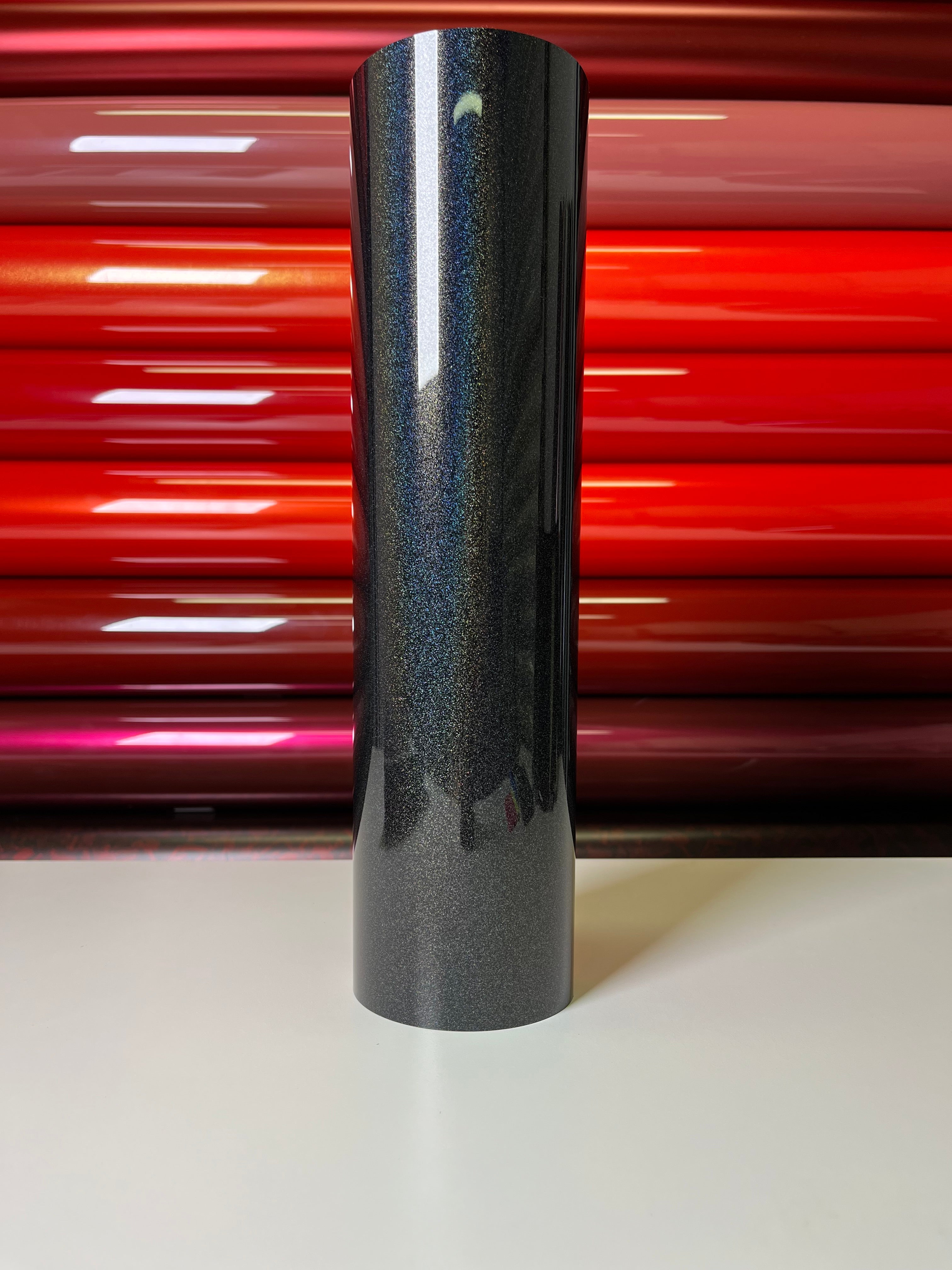 Holographic Black Vinyl Wrap