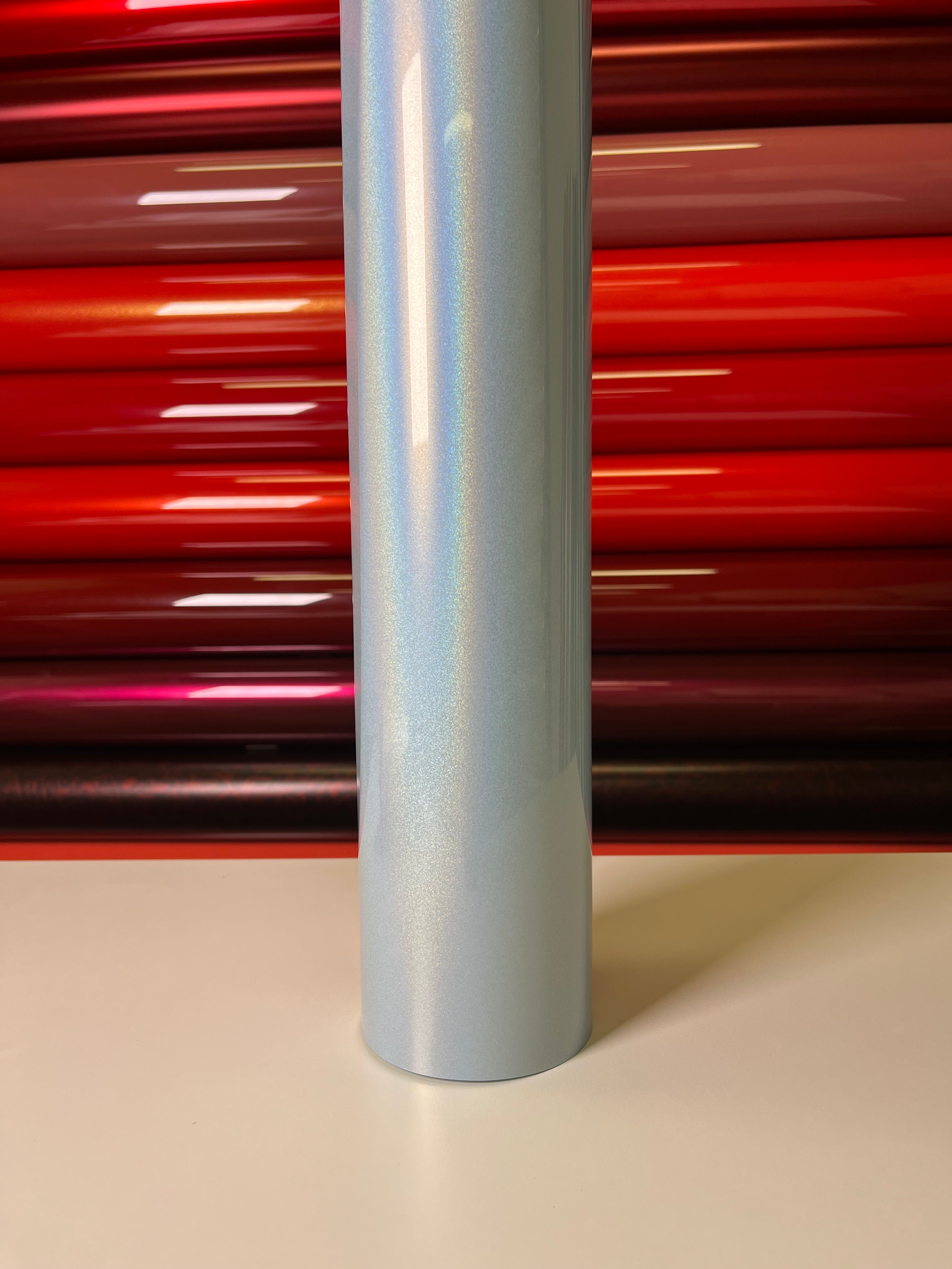 Holographic Glacier Blue Vinyl Wrap