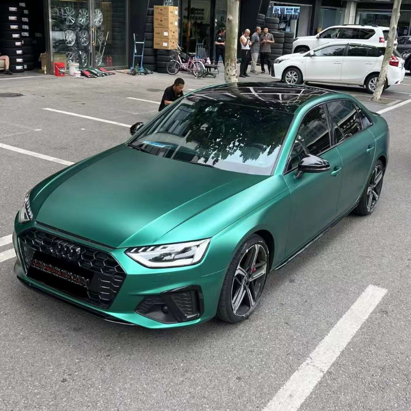 Electro-Light Sky Silver Vinyl Wrap, detail view 5 | HIGHCOOL
