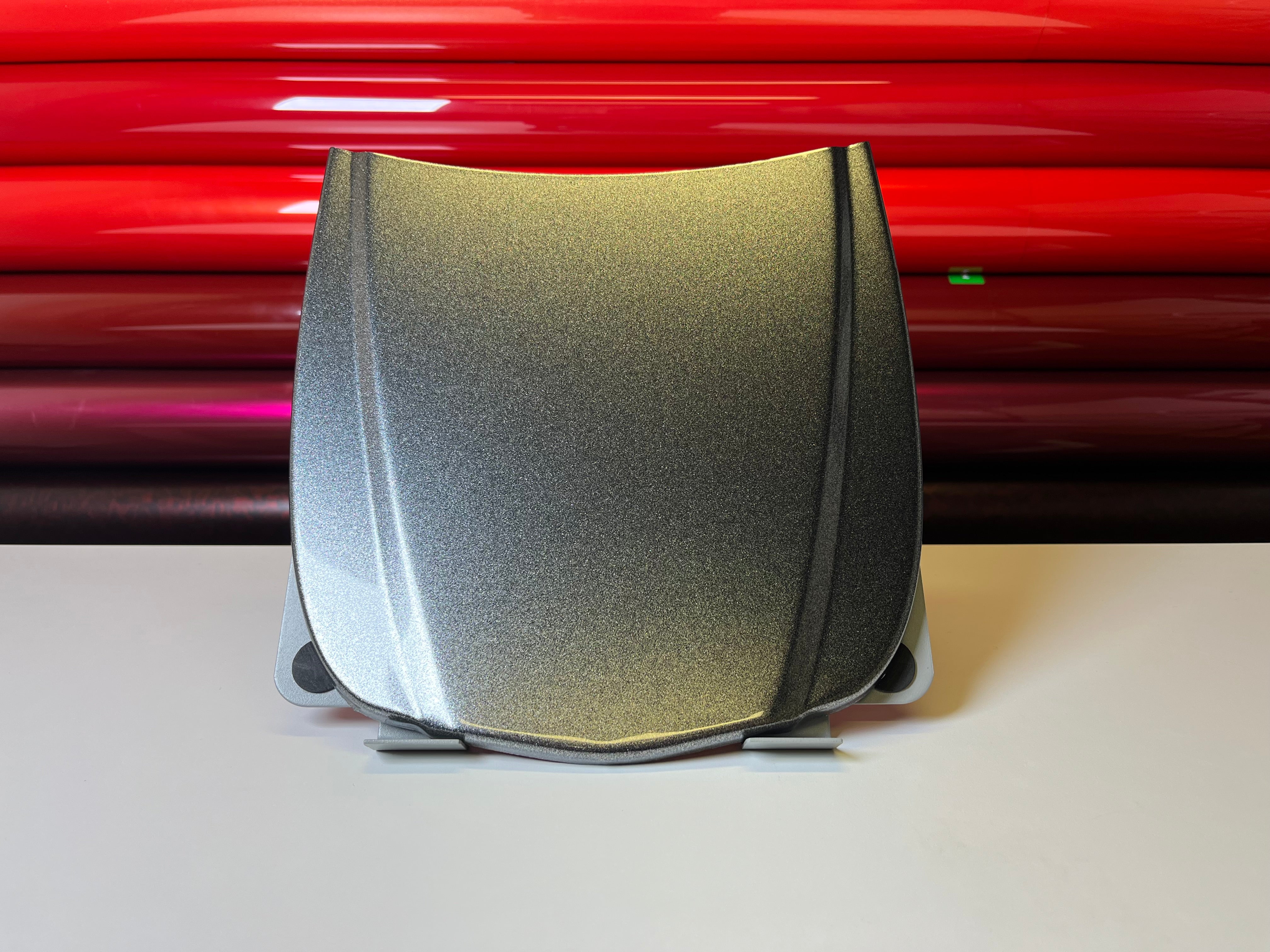 Heavy Metallic Graphite Gray Vinyl Wrap