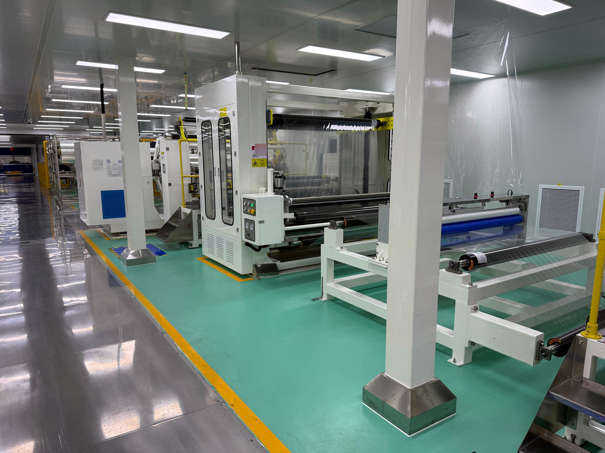 Film production line in the HIGHCOOL cleanroom