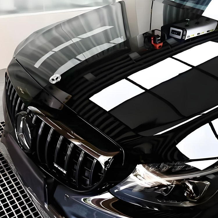 OEM Gloss Black Paint Protection Film Mirror-Like Jet Black PPF