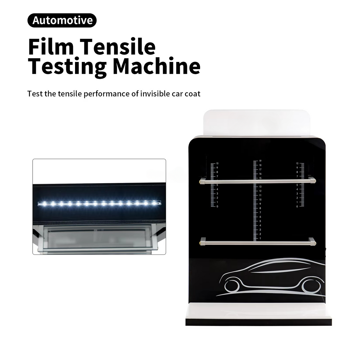 PPF Stretch Tester Machine Paint Protection Film, detail view 2 | HIGHCOOL