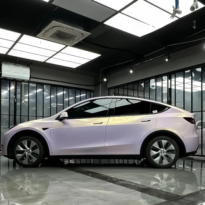 Wisp Pink Glossy Car Protective Film Car Wrapping