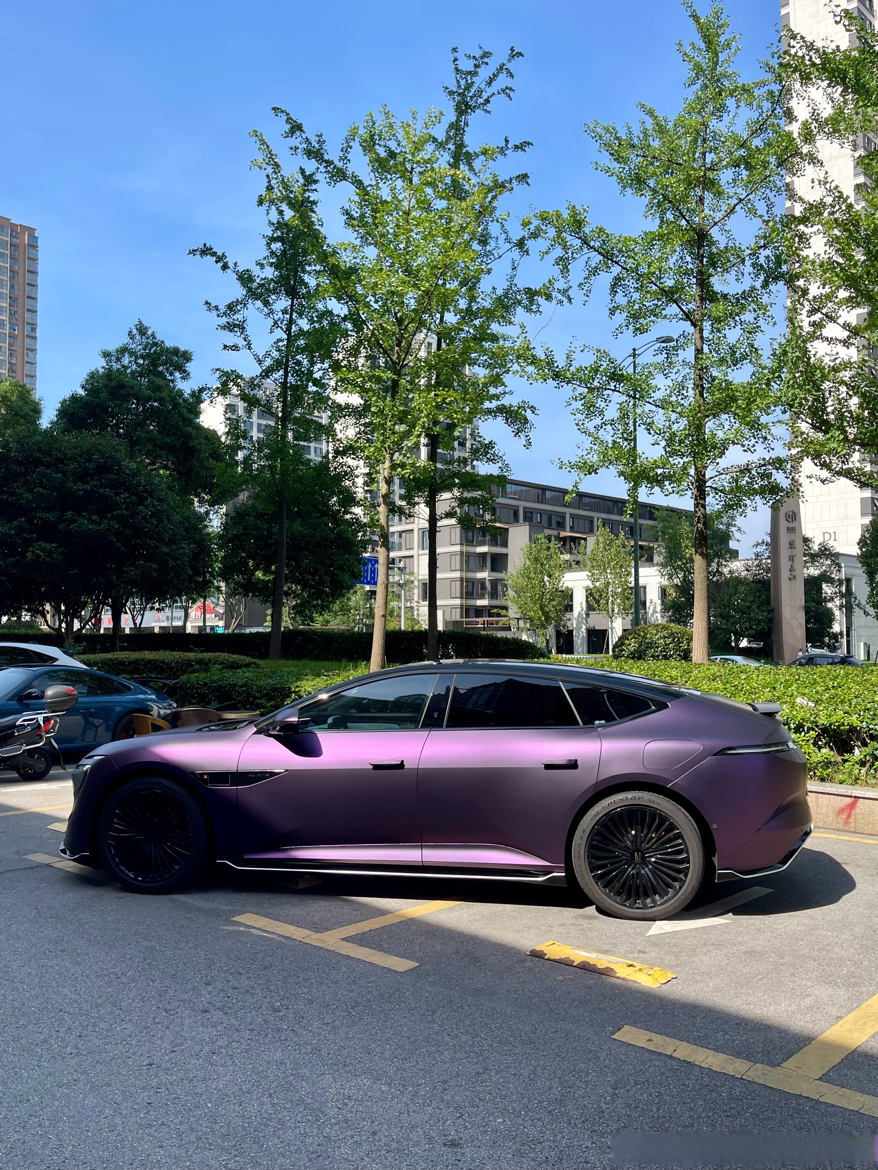 Matte Purple PVC Car Wrap Vinyl Films
