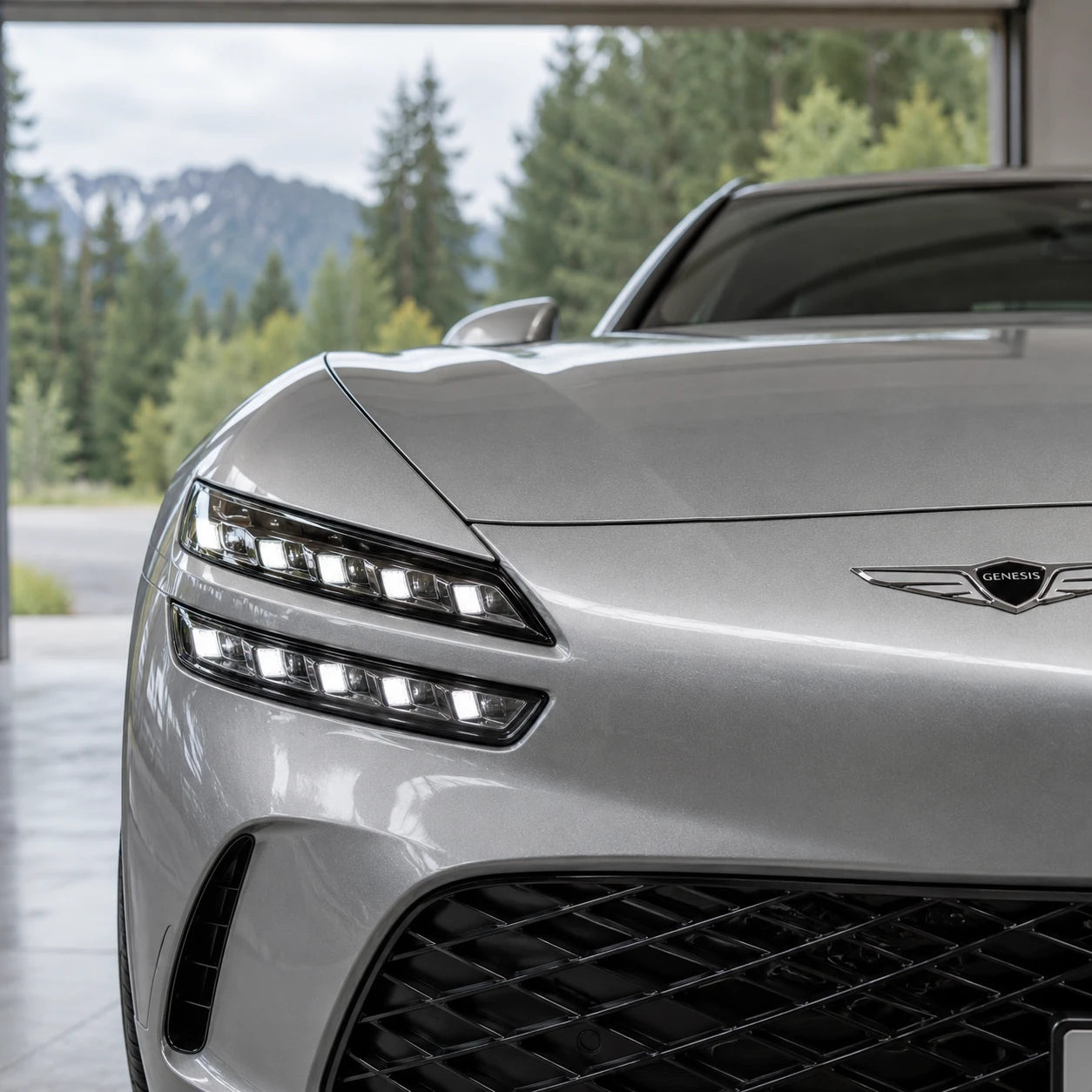 HIGHCOOL Pearl GT Silver Color PPF — AI colour visualization