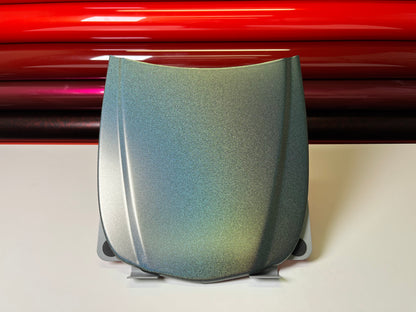 Matte Holographic Grey Vinyl Wrap