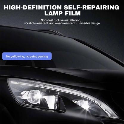 TPU Light Gray Car Headlight Film