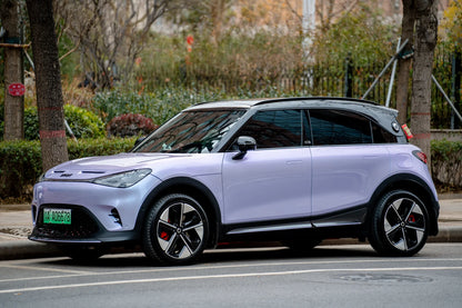 Glossy Silver Pastel Light Purple Car Vinyl Wrap