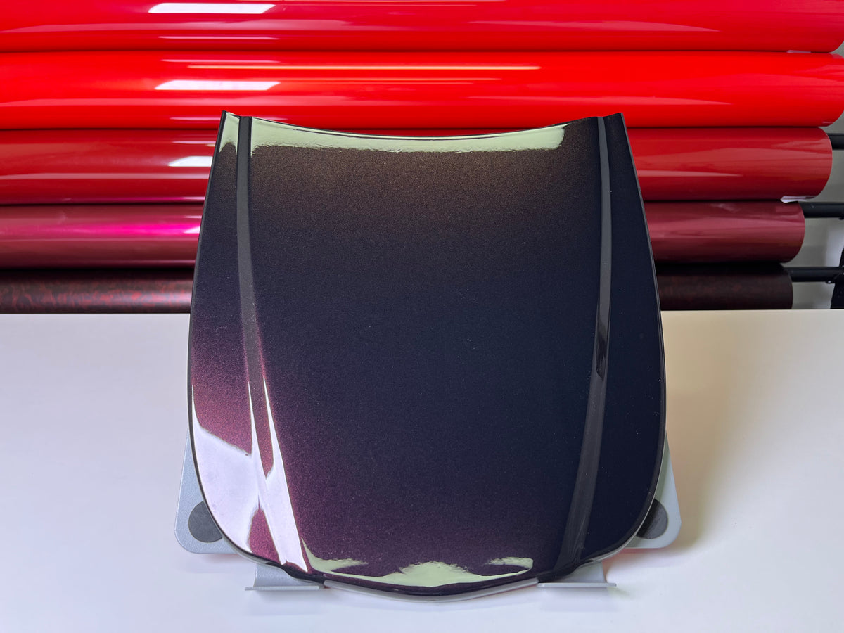 Ultra Bright Metallic Black Rose Vinyl Wrap | HIGHCOOL