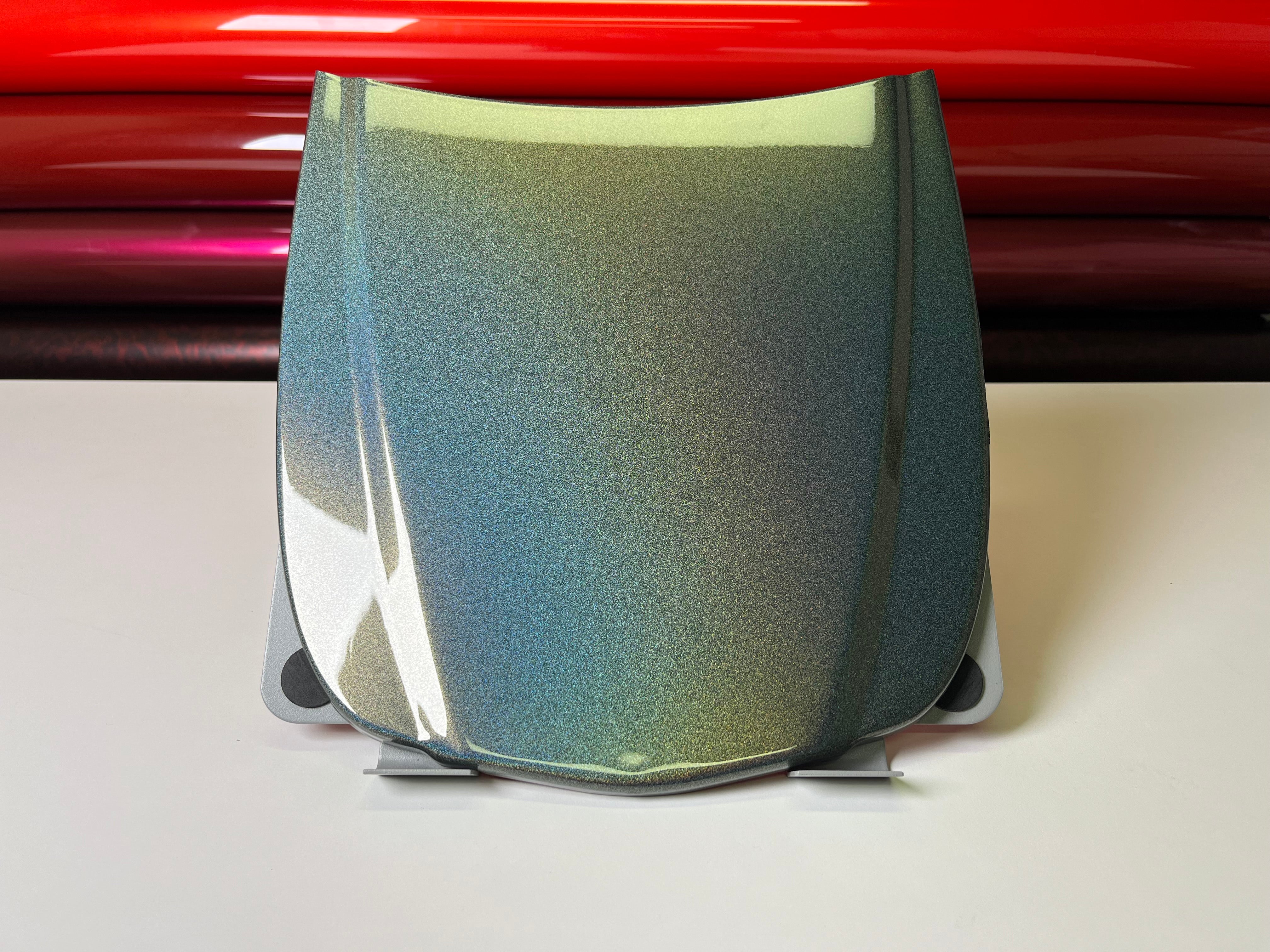 Matte Holographic Grey Vinyl Wrap