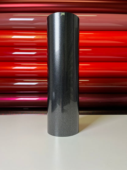 Heavy Metallic Graphite Black Vinyl Wrap