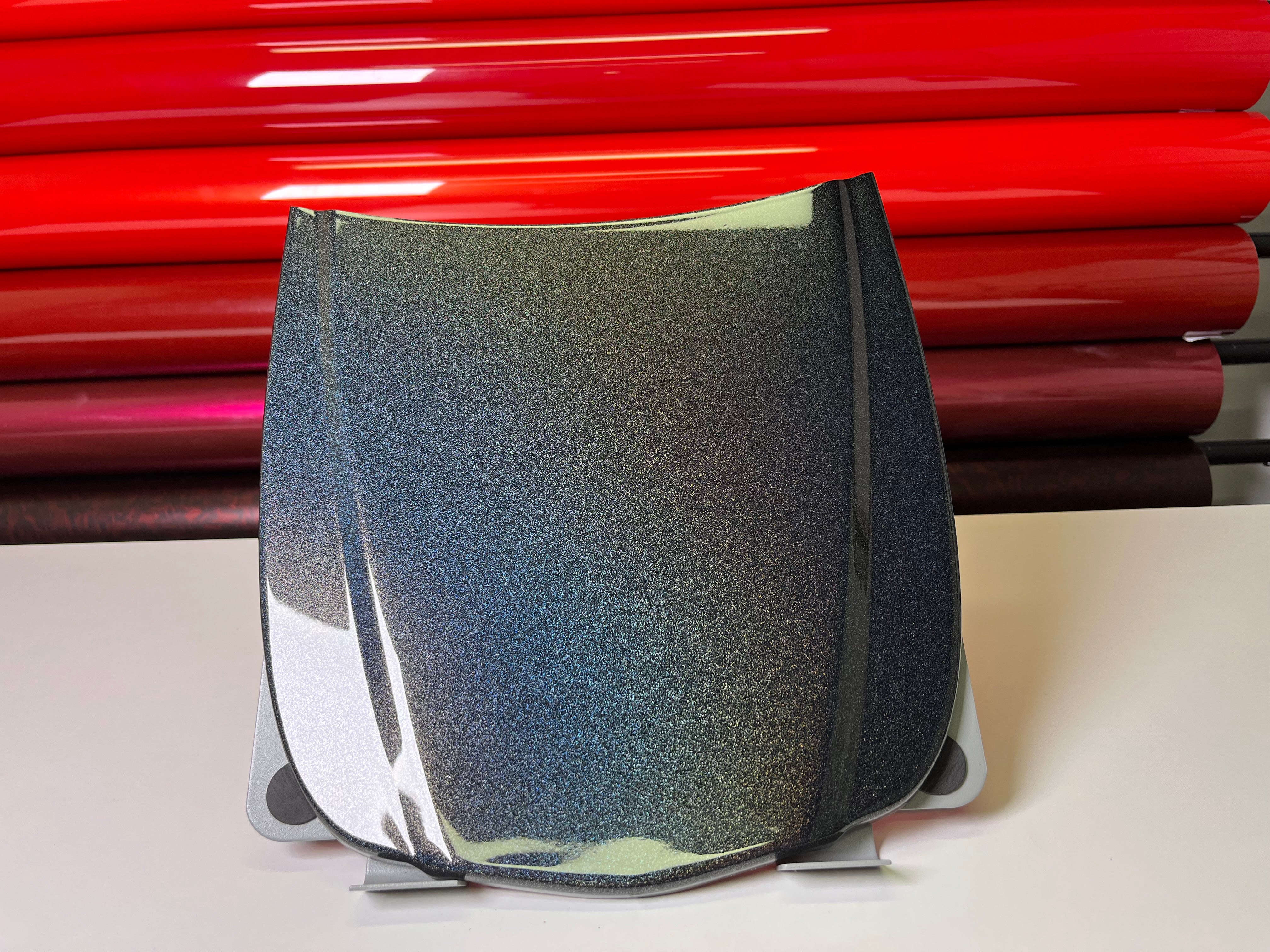 Holographic Black Vinyl Wrap