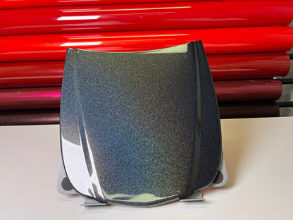Holographic Black Vinyl Wrap