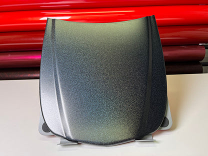 Matte Holographic Black Vinyl Wrap