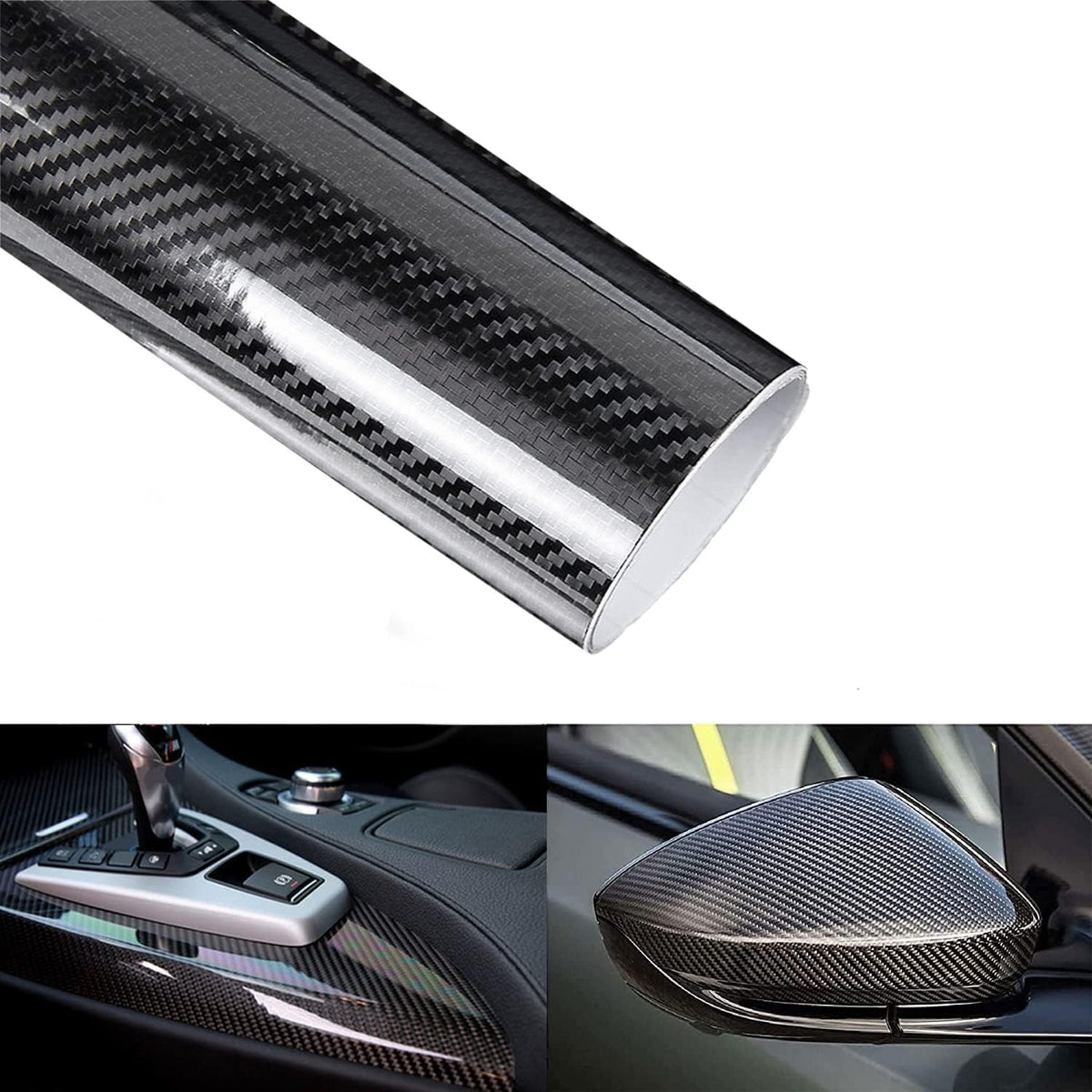 6D Carbon Fiber Vinyl Wrap, detail view 4 | HIGHCOOL
