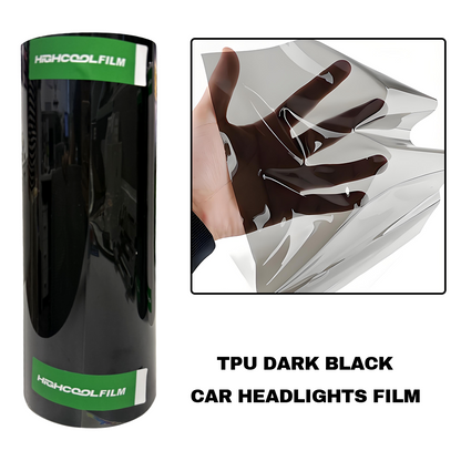 TPU Dark Black Car Headlight Film