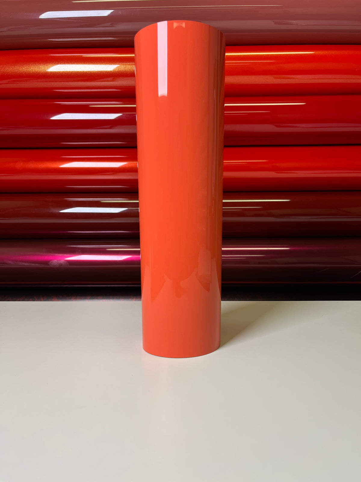 Crystal Coral Orange Vinyl Wrap, detail view 2 | HIGHCOOL