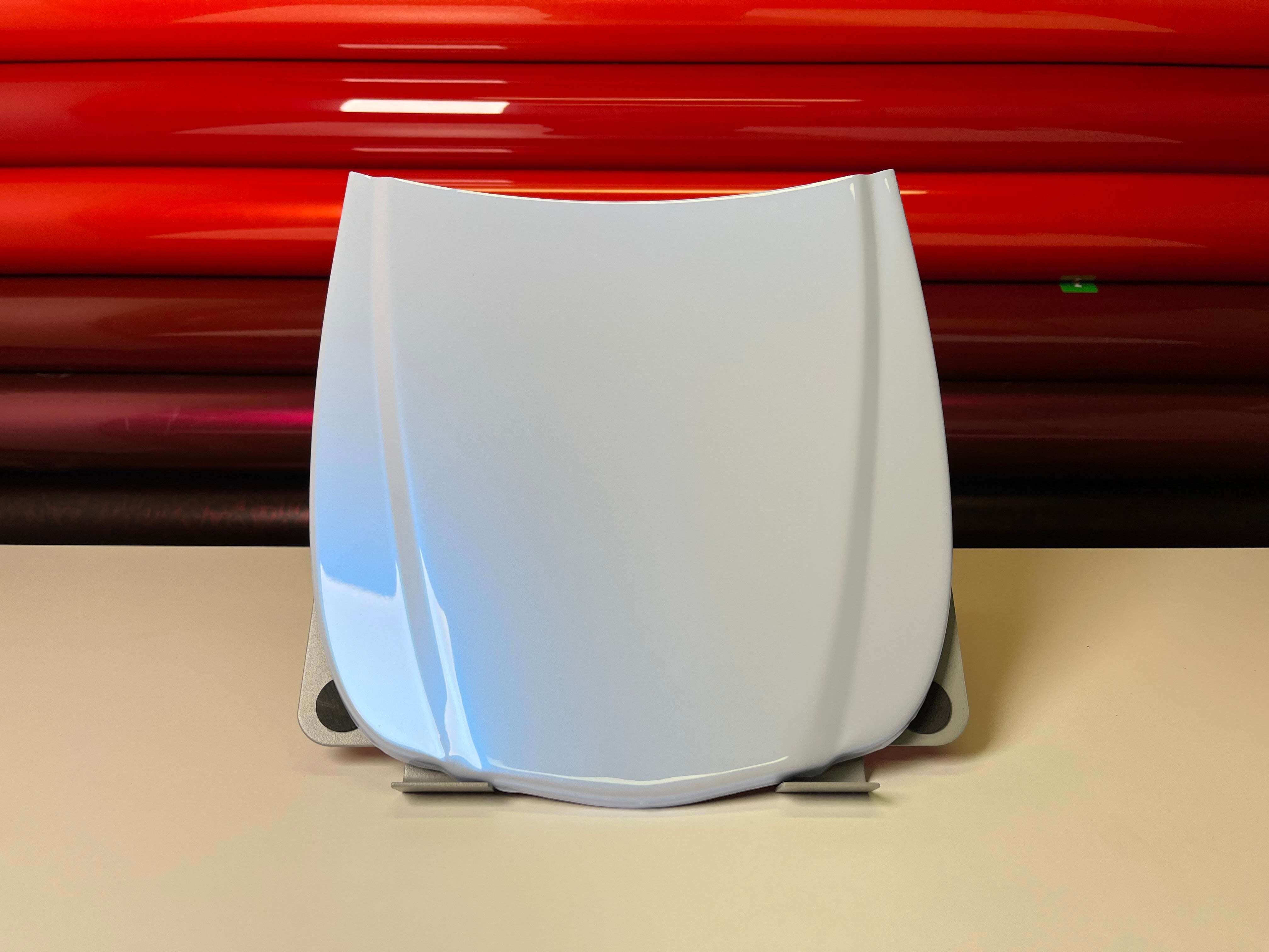 Dual Tone Grey Blue Vinyl Wrap