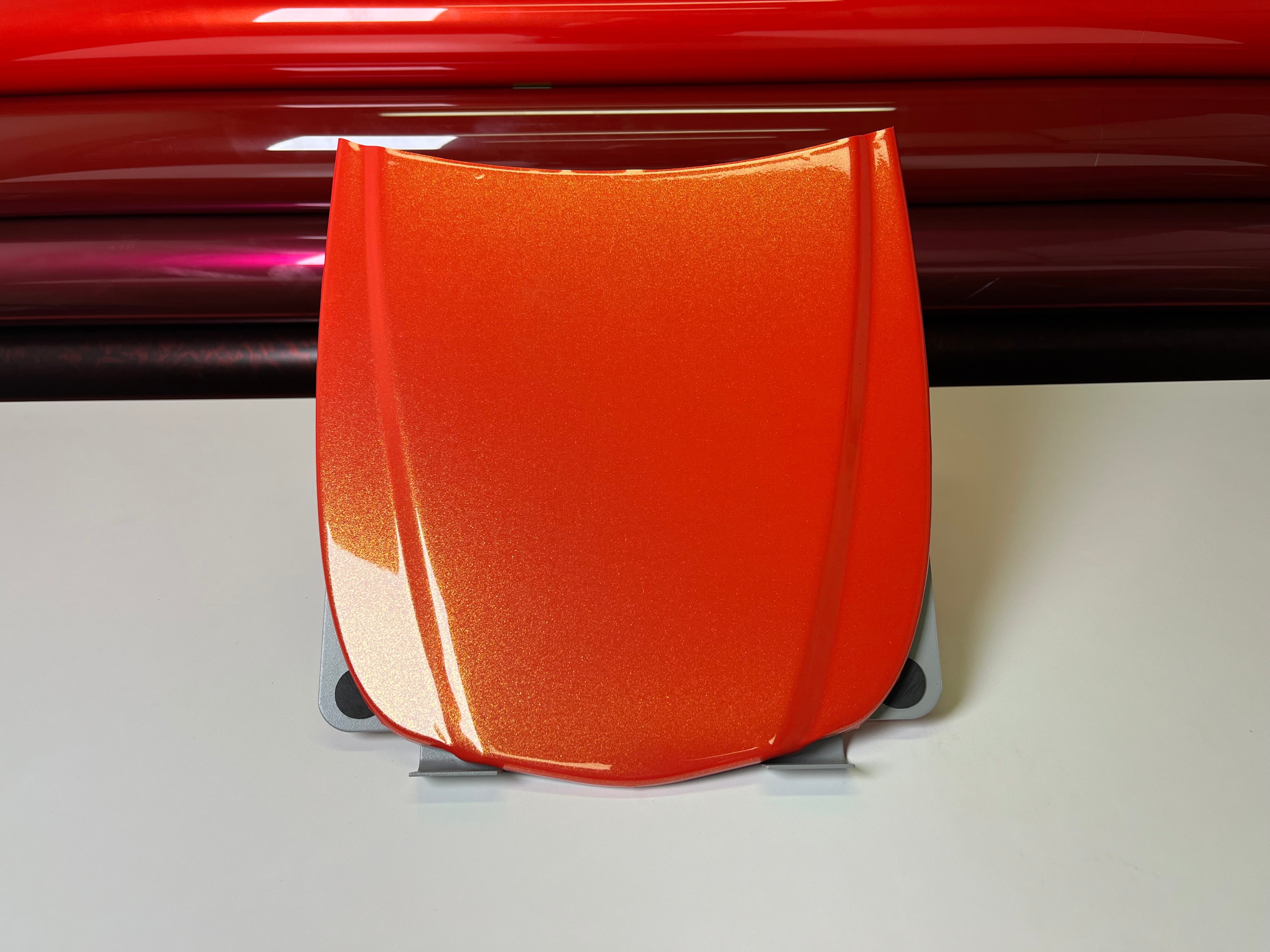 Super Color Shift Ferrari Red Vinyl Wrap