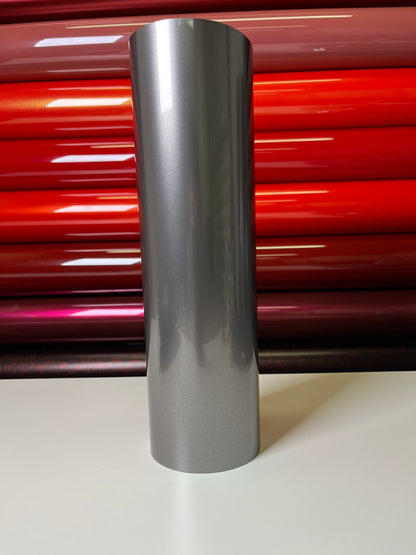 Ultra Bright Metallic Battle Grey Vinyl Wrap