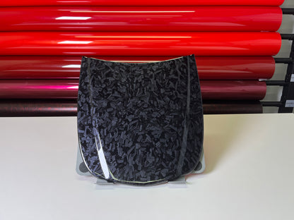 6D Crystal Forged Carbon Black Vinyl Wrap