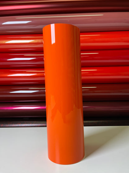 Crystal Flame Orange Vinyl Wrap