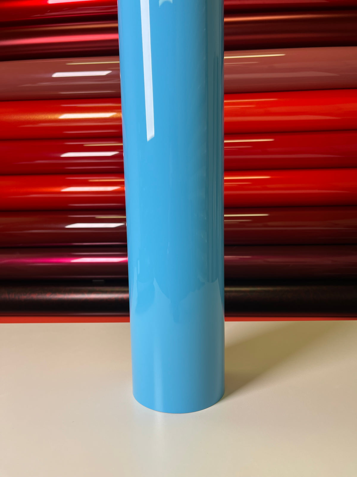 Crystal Sky Blue Vinyl Wrap, detail view 2 | HIGHCOOL