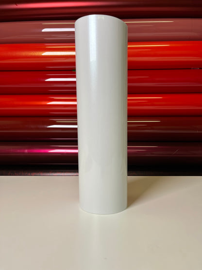 Ultra Bright Metallic White Vinyl Wrap