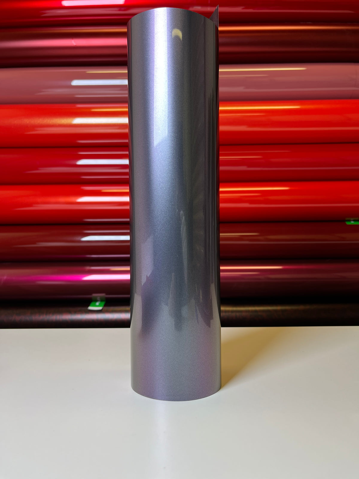 Matte Capri Grey Purple Vinyl Wrap, detail view 2 | HIGHCOOL