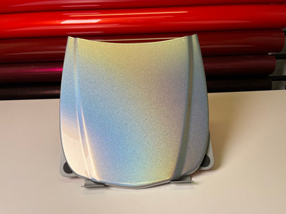 Holographic Silver Vinyl Wrap