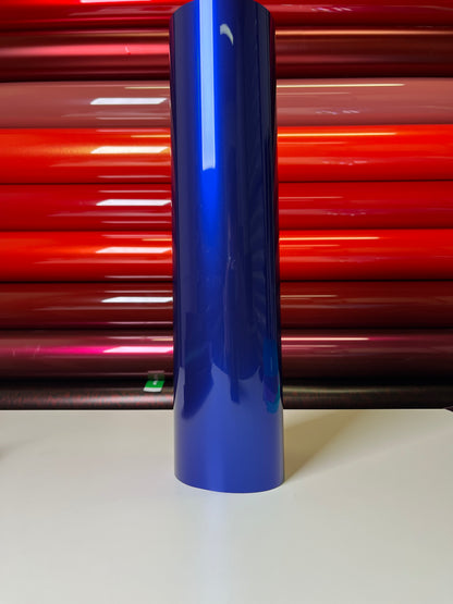 Ultra Gloss Metallic Deep Blue Vinyl Wrap