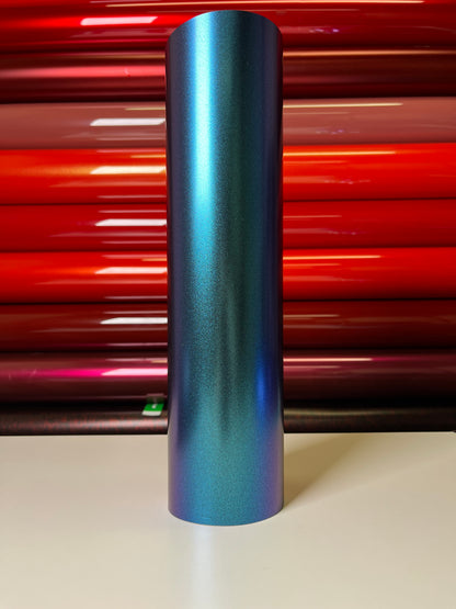 Matte Diamond Purple Blue Vinyl Wrap