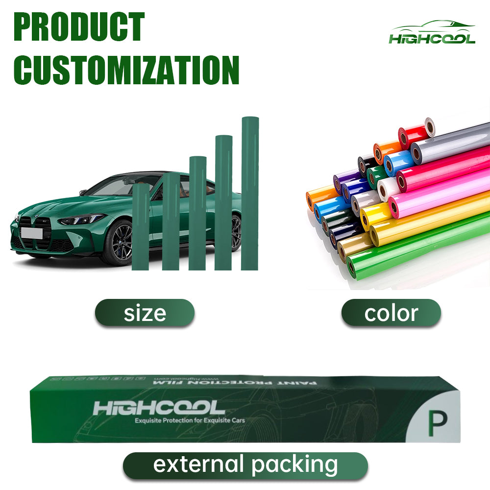 High Gloss Color Automotive Wrap Film Vinyl