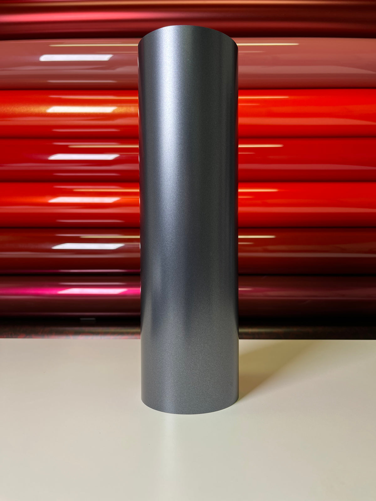 Electro Metallic Titanium Grey Vinyl Wrap, detail view 2 | HIGHCOOL