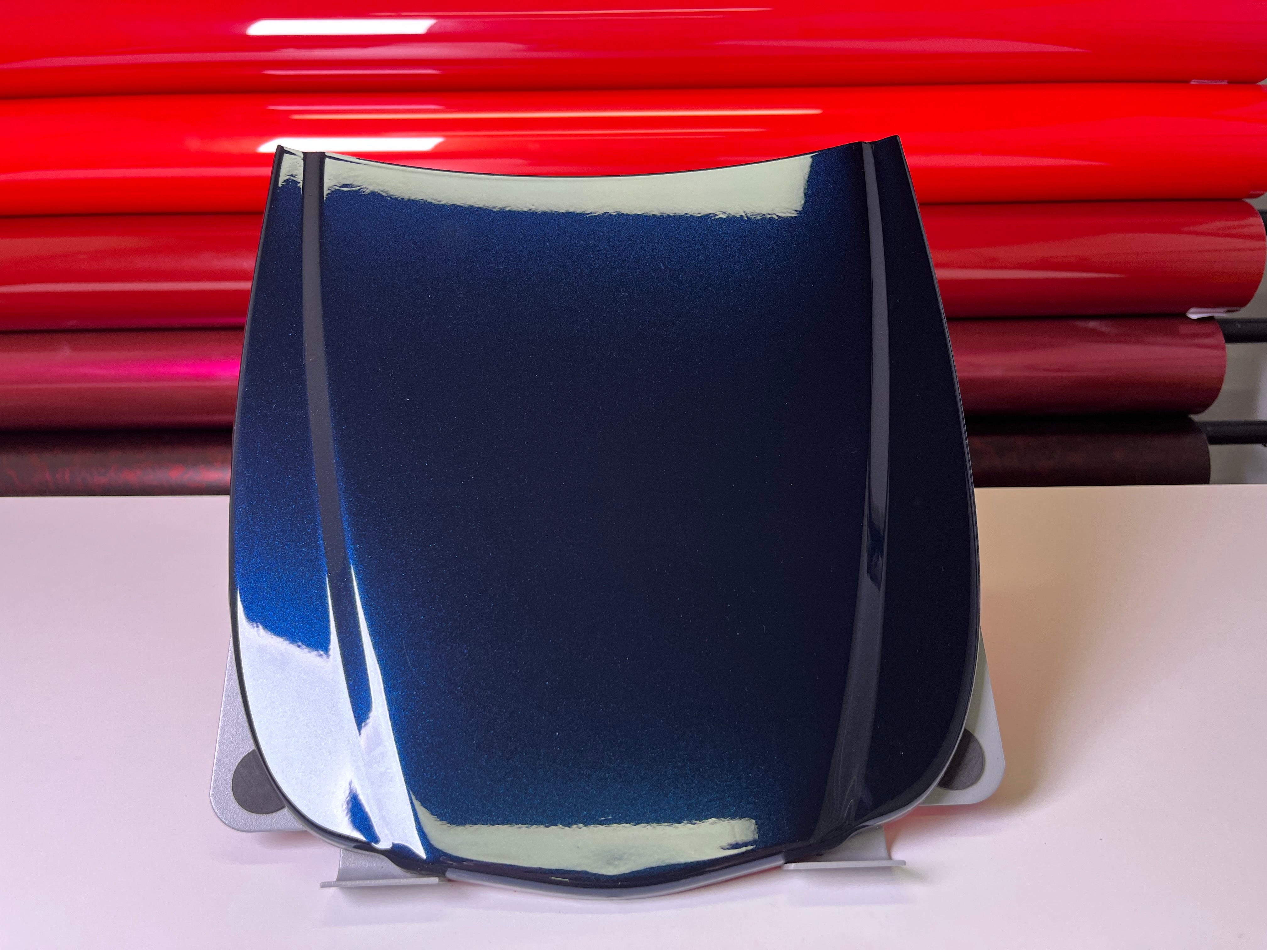 Diamond Black Blue Vinyl Wrap