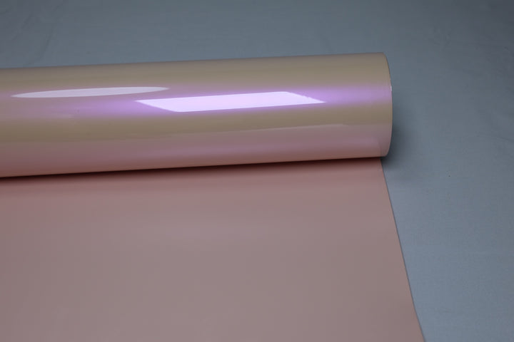HIGHCOOL Candy Metallic Rose Gold Pink Shift Vinyl Wrap (CP2036) real sample photo