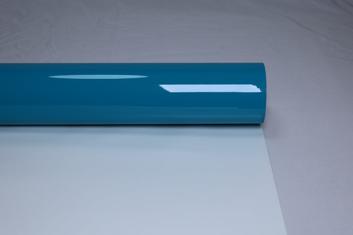 HIGHCOOL Super Gloss Miami Blue Vinyl Wrap (CP2093) real sample photo