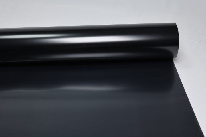 HIGHCOOL Super Gloss Ceramic Black Vinyl Wrap (CP2166) real sample photo