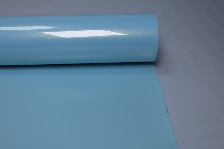 HIGHCOOL Chameleon Color Shift Glacier Blue Vinyl Wrap (CP2182) real sample photo