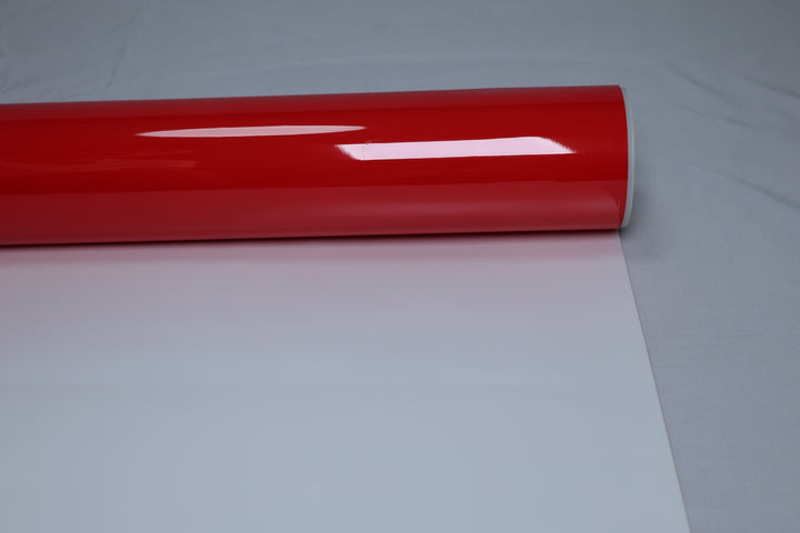 HIGHCOOL Super Gloss Rosso Corsa Red Vinyl Wrap (CP2209) real sample photo
