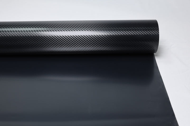 HIGHCOOL 5D Fine Weave Carbon Fiber Black Vinyl Wrap (CP2232) real sample photo