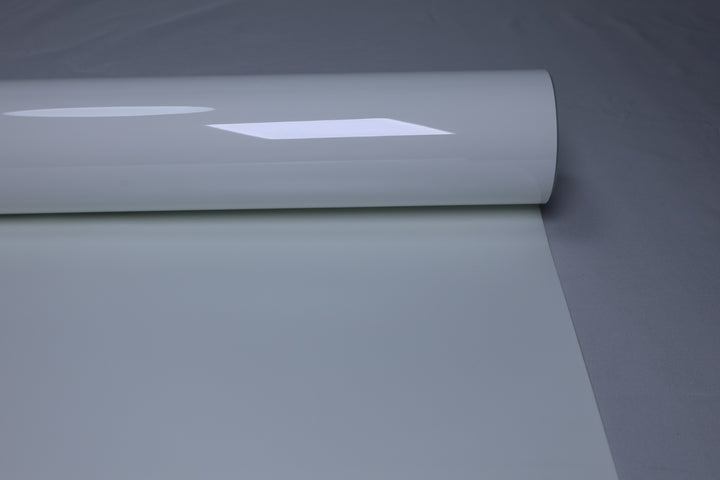 HIGHCOOL High Gloss Piano White Vinyl Wrap (CP2279) real sample photo
