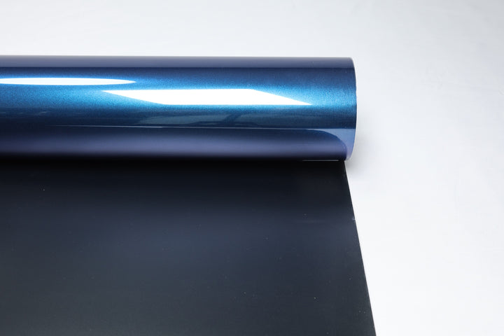 HIGHCOOL Gloss Metallic Tanzanite Blue Vinyl Wrap (CP2299) real sample photo