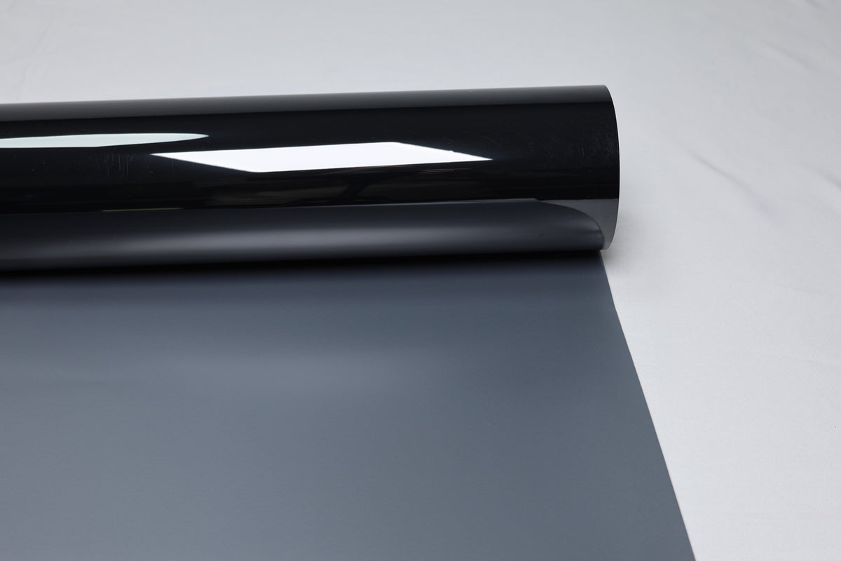 HIGHCOOL High Gloss Piano Black Vinyl Wrap (CP2321) real sample photo