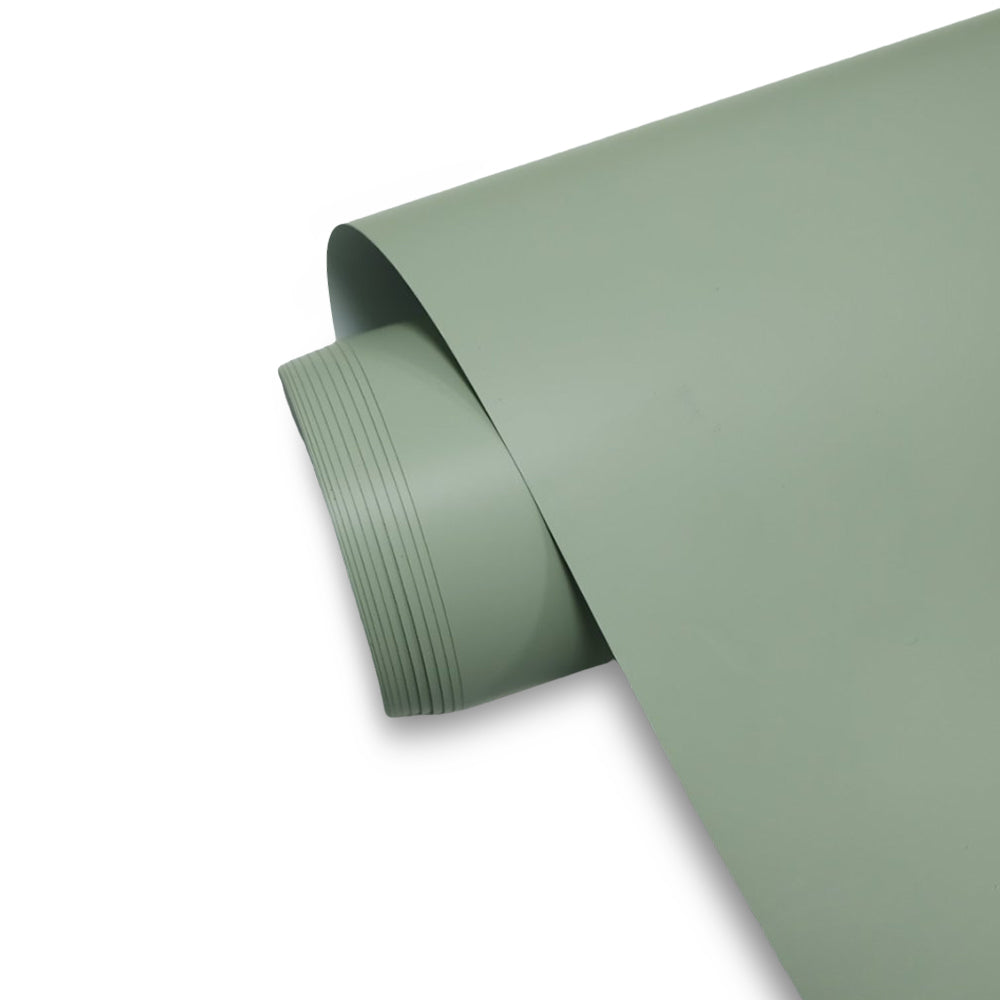 Satin khaki green Car Wrapping