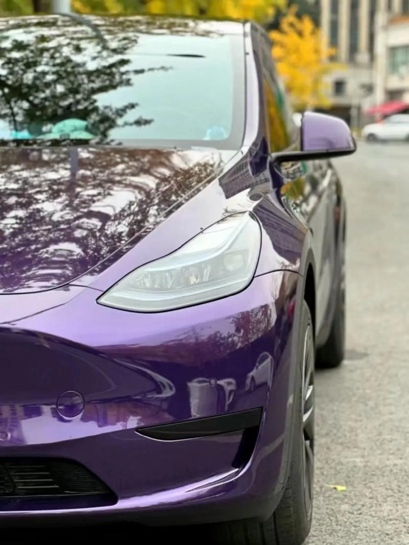 Glossy Venetian Purple Vinyl Wrap, detail view 4 | HIGHCOOL
