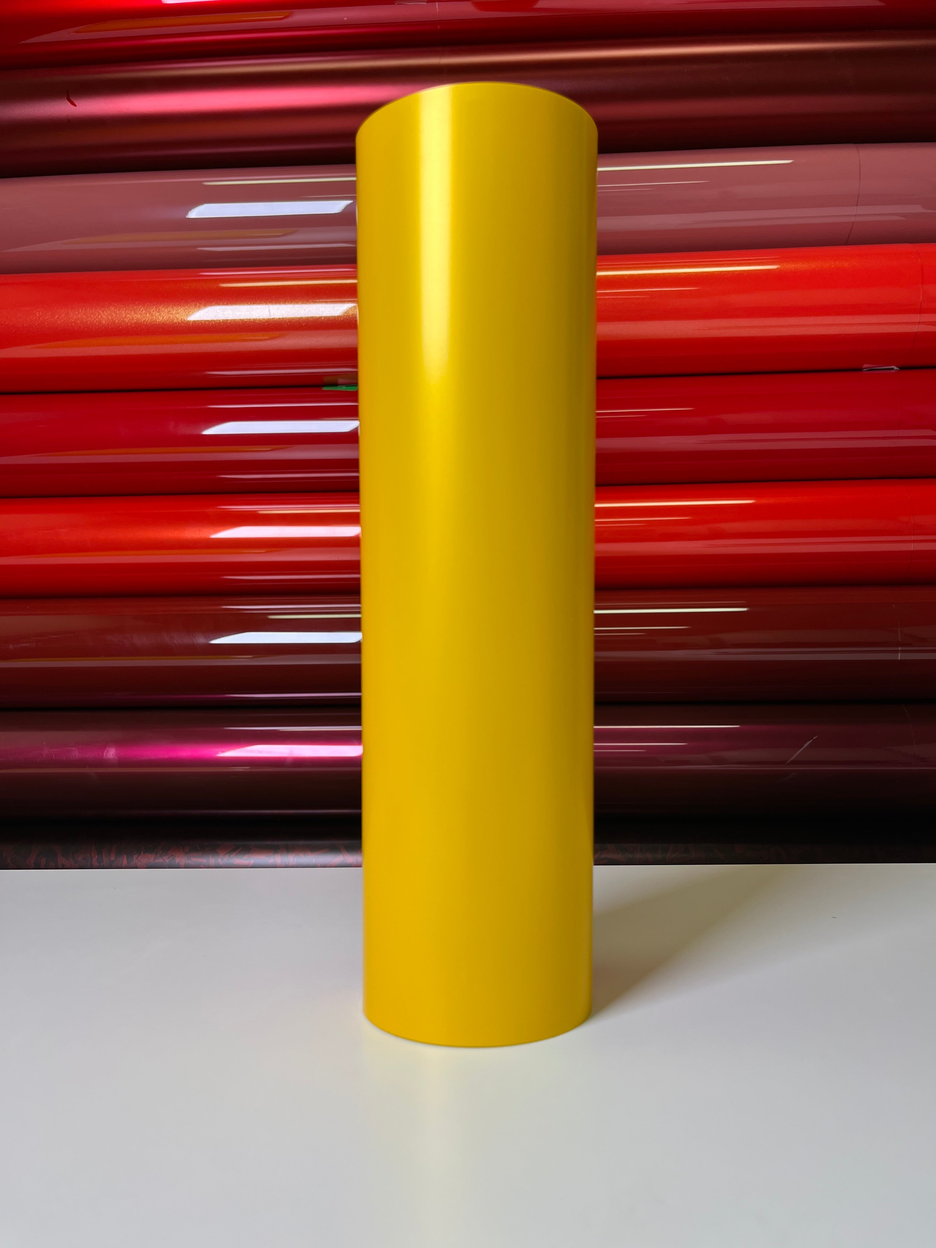 Electro Metallic Yellow Vinyl Wrap