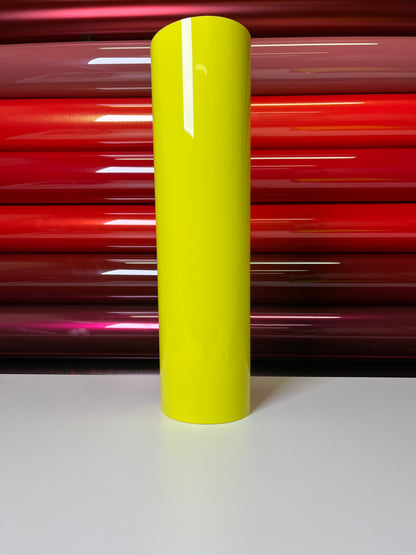 Crystal Lemon Yellow Vinyl Wrap