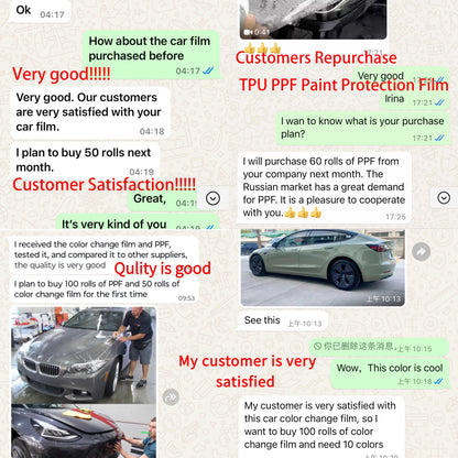 High Gloss Color Automotive Wrap Film Vinyl